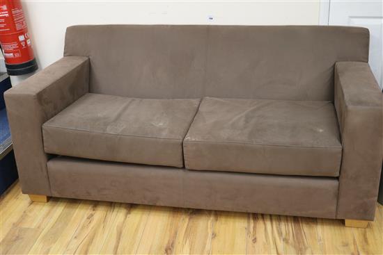 A De La Espada two seat settee, L.170cm